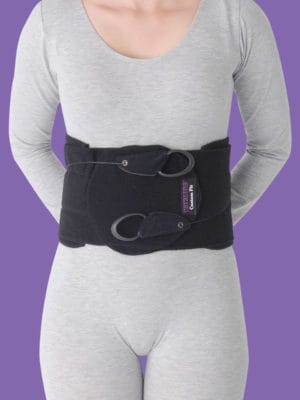 Thoraco-lumbar support belt - California ECO - Orthomerica - adult /  semi-rigid / with suspenders